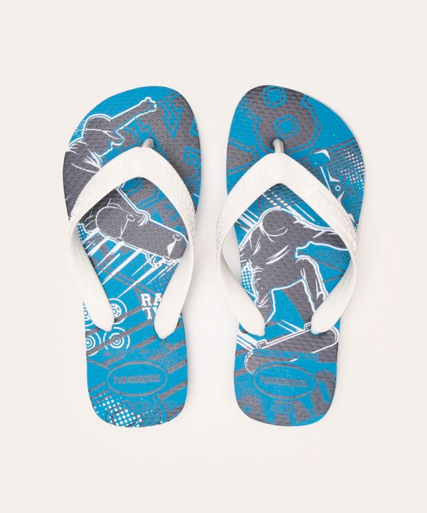 chinelo infantil athletic havaianas azul turquesa 27-28