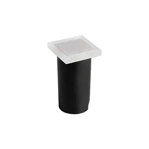 Embutido De Solo Led Nordecor Quadrado Pazo 6153 1w Bivolt Preto - Branco 3000k Luz Amarela 3000k Luz Amarela 6153