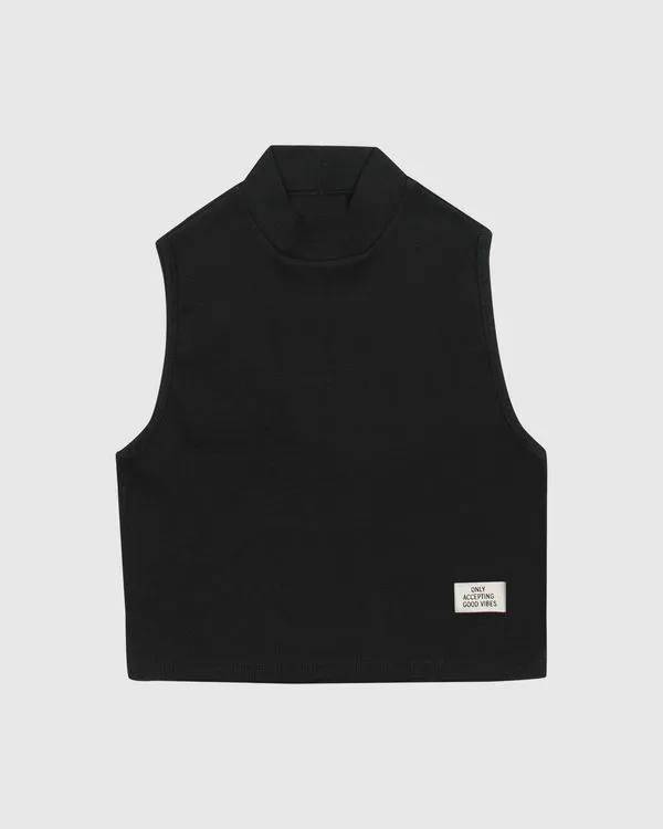 Regata Infantil Menina Cropped Estampa Lettering Em Ribana Malwee Kids Preto - 14