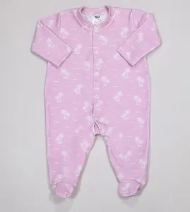 Macacão Coqueiros Rosa - 25160 De 0 a 12 meses Rosa - P