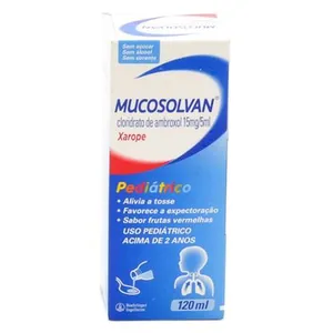 Mucosolvan Sabor Framboesa Xarope Pediátrico 120mL