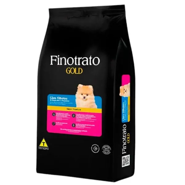 Ração Cães Filhotes Finotrato Gold Raças Mini E Pequenas 1kg (MP)