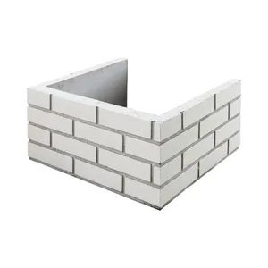 Prolongador Coifa Concreto Atacadão Lazer 55x55x25cm Tijolinho Areia