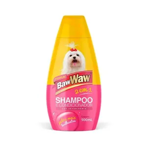 Shampoo Baw Waw 2 Em 1 para Cães 500ml
