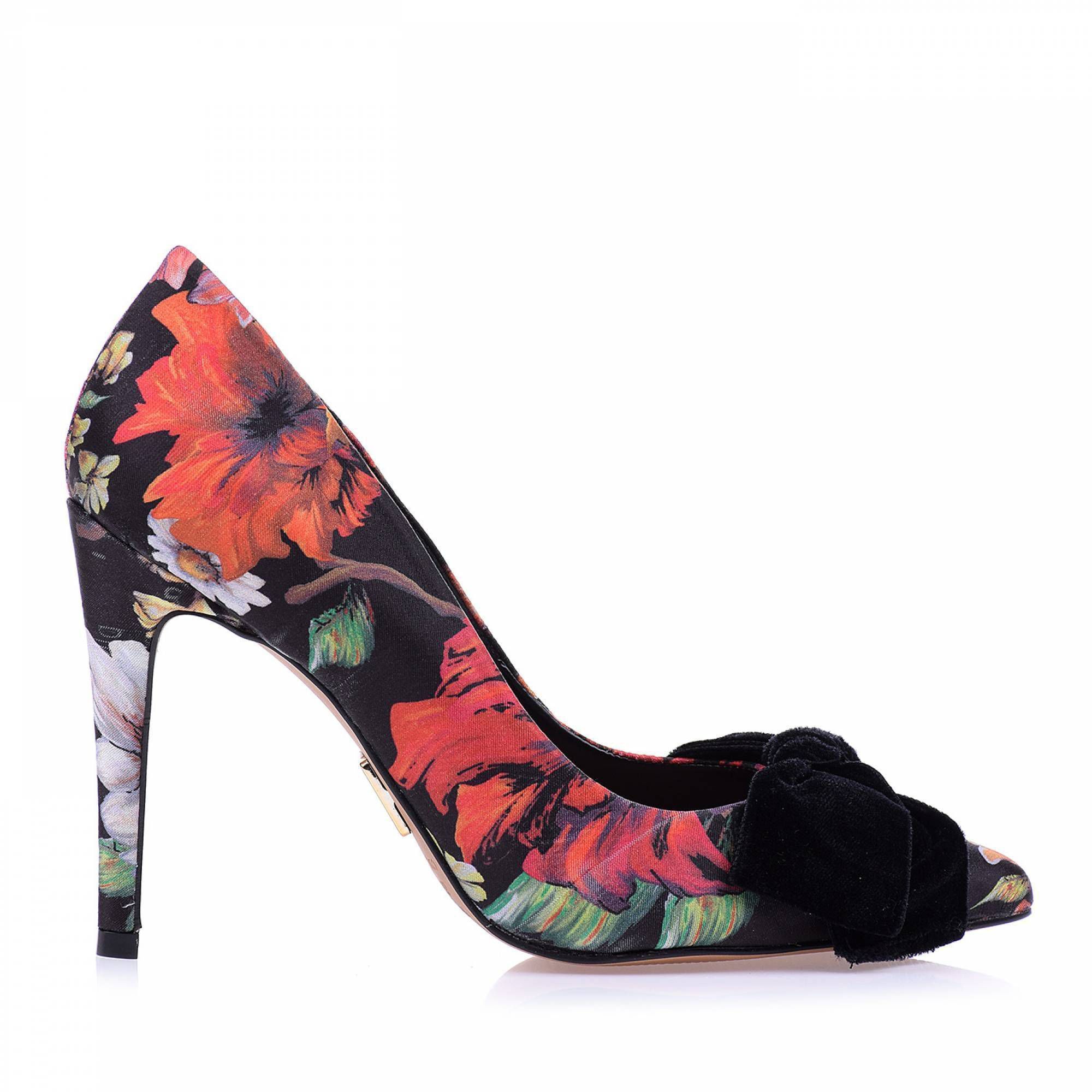 Scarpin Salto Alto Winter Garden
