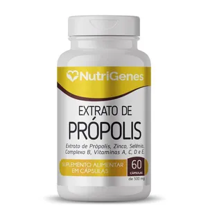 Extrato de Própolis com Vitaminas 60 cápsulas 500mg Nutrigenes