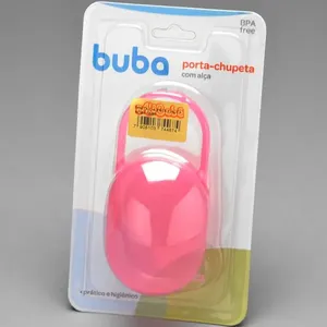 Porta Chupeta com Alça Rosa - 14467 Rosa - 14467