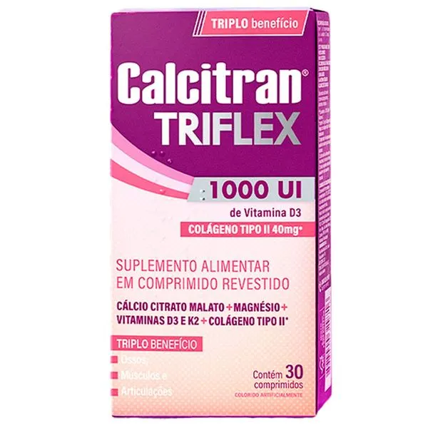 Calcitran Triflex 30 Comprimidos FQM
