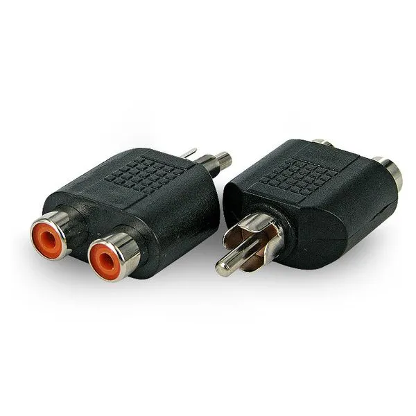 Adaptador 1 RCA pra 2 RCA