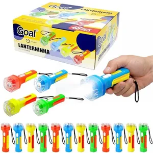 Kit 48 Lanternas LED Chaveiro Brinquedo Festa Infantil Lembrancinha p/ Sacola Surpresa