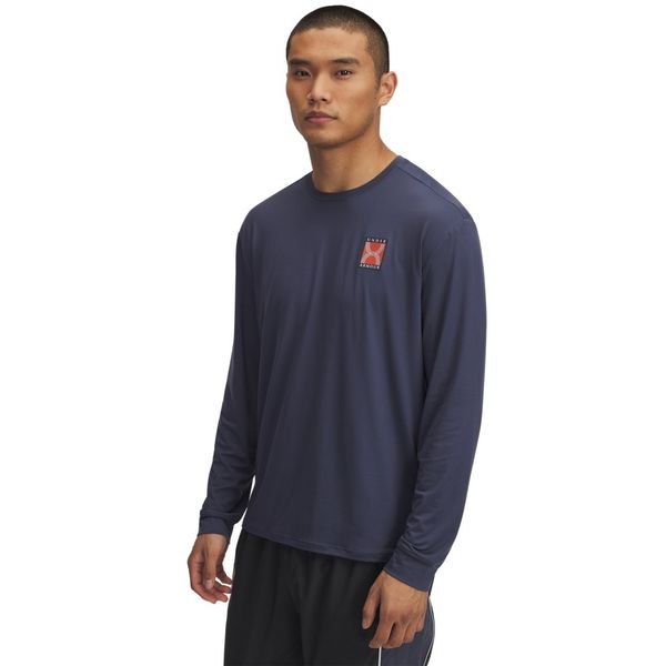 Camiseta de Corrida Under Armour Run 96 Masculina P Cinza