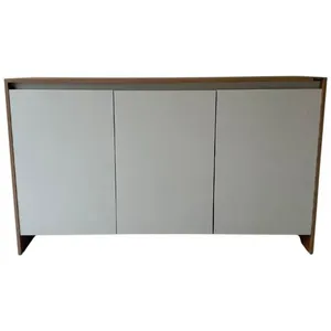 Aparador Buffet Multiuso Decor Quality Modulados Freijó E Cinza 033 (MP)