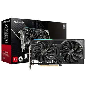 Placa de Vídeo Challenger Oc Rx9060 Xt 8gb Gddr6 para Jogos em 4k com Ray Tracing Asrock Placa de Vídeo Challenger Oc Rx9060 Xt 8gb Gddr6 para Gamer e Streaming Asrock