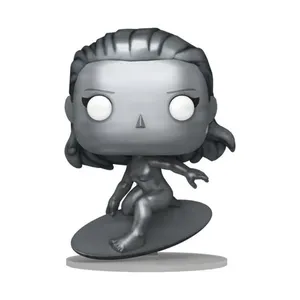 Boneco Colecionável Marvel Quarteto Fantástico Surfista Prateado para Decoração de Ambientes Gamer com Detalhes Boneco Colecionável Marvel Quarteto Fantástico Surfista Prateado Ideal para Fãs e Colecionadores