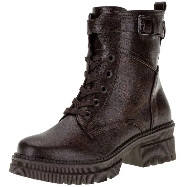 Bota Feminina Coturno Mooncity - 72263 CAFÉ 39