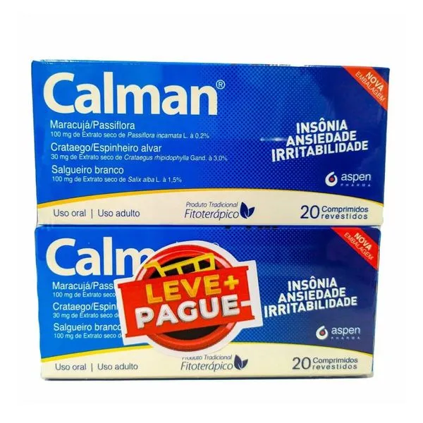 Calman Aspen 40 Comprimidos