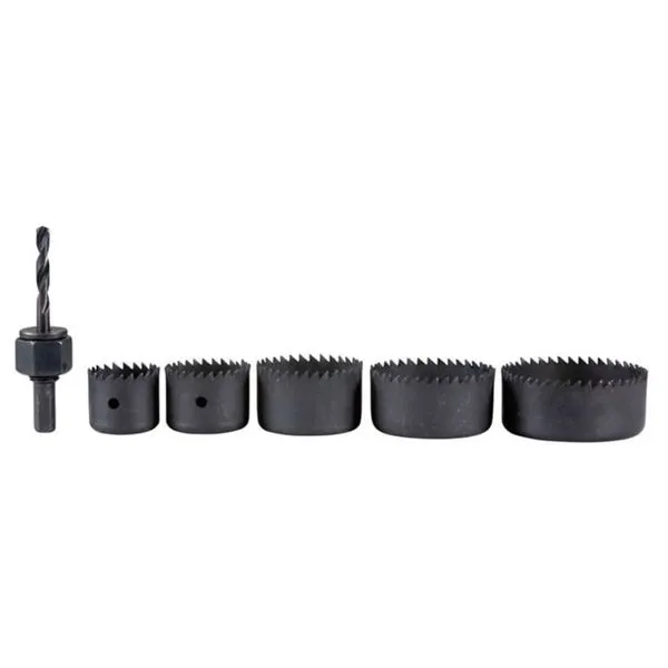 Conjunto De Serra Makita Copo De Aço Carbono Com 6 Peças D-70203 (MP)