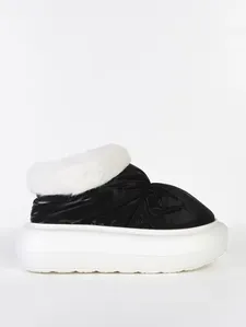 Pantufa Flowfa Blair Sola Alta Feminina PRETO 39/40