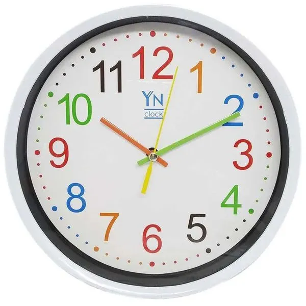 Relógio De Parede YN Clock Redondo Branco 20Cm (MP)