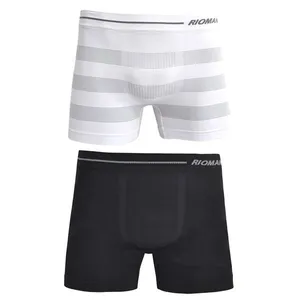 Kit 02 Cuecas Boxer Sem Costura Bc L-Pt