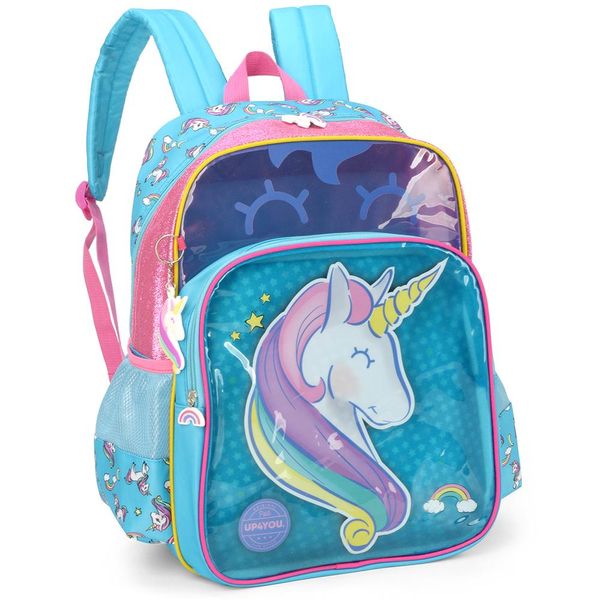 Mochila de Costas Luxcel Up4You Unicórnio Colorido Único