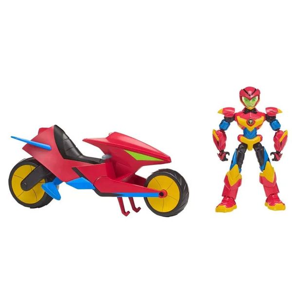 Veículo e Figura - Power Players - Axel e Moto Off Road - Sunny Sunny