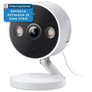 Câmera de Segurança Tapo Visão Noturna Colorida 2K QHD IP66 Branco C120 A-MBI