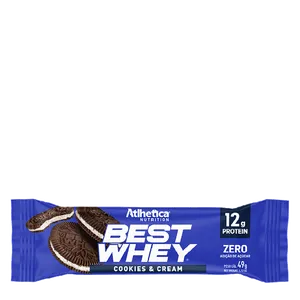 Barra de Proteína Atlhetica Nutrition Best Cookies & Cream 52g