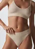 Calcinha Cintura Alta Cós Duplo - Off white P