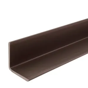 Perfil PVC Tipo L 6m Plasmeg Para Painel Ripado Cacau Imperial 216x16cm (MP)