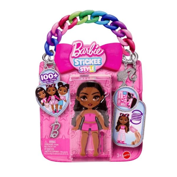 Barbie Stickee Style - Com Stickers - Brooklyn - Mattel JMF20/JMF22