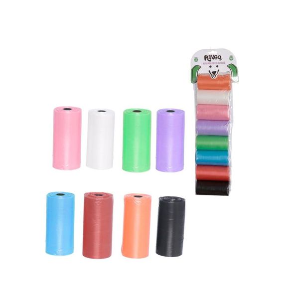 Refil Para Coleta de Fezes 8 Rolos com 20 Sacos - Ringo