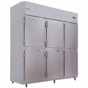 Mini Câmara Comercial Luxo 6 Portas RF067 Inox Frilux 110V
