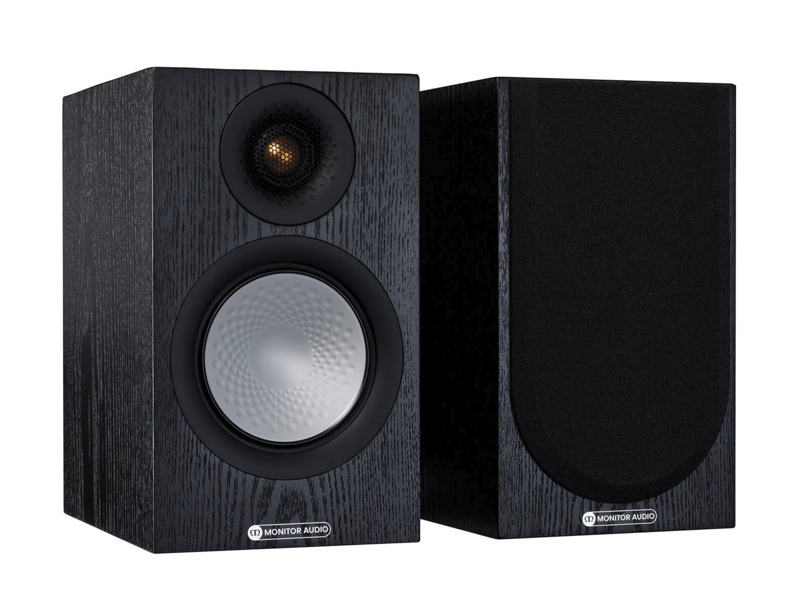 Monitor Audio Silver 50 7G Par Caixas Acústica 100w ( Black Oak )