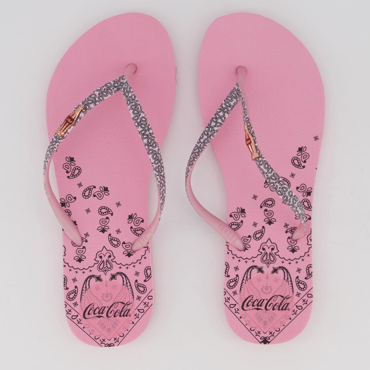 Chinelo Coca Cola Fashion Pasley Line Feminino Ros