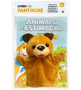 Livro Com Fantoche Animais de Estimação Animais de Estimação