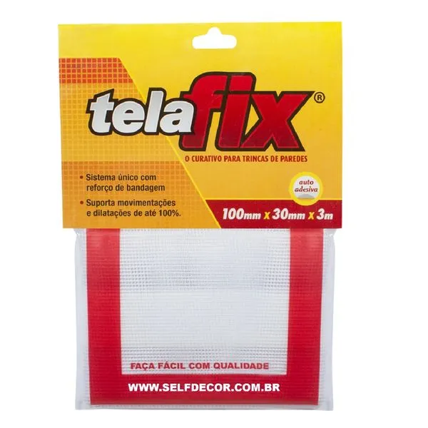 Tela Fix 100cm x 30cm x 03mm - 7896068000297 - SELFDECOR