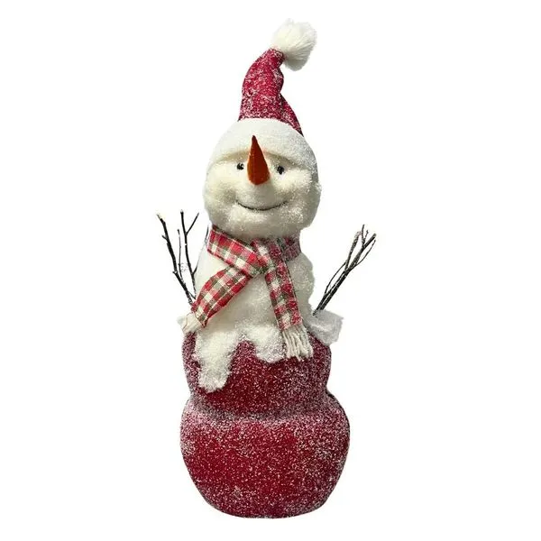 Boneco De Neve Decorativo Bela Flor 70cm 98055 (MP)