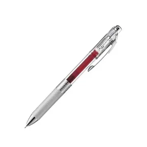 Caneta Retrátil Pentel Energel Infree 0.5MM com Ponta Agulha e Tinta Gel de Secagem Rápida Vermelho Caneta Retrátil Pentel Energel Infree 0.5MM com Ponta Agulha e Tinta Gel Rápida Vermelho