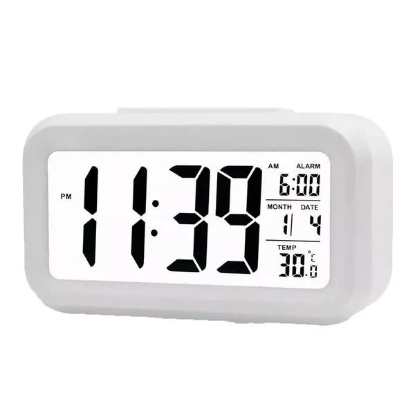 Relógio De Mesa Digital YN Clock Despertador Com Sensor (MP)