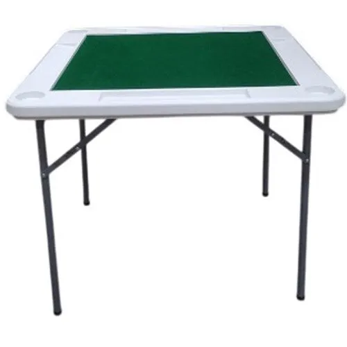 Mesa Para Dominó Metal/PVC Branco AHBMJ92