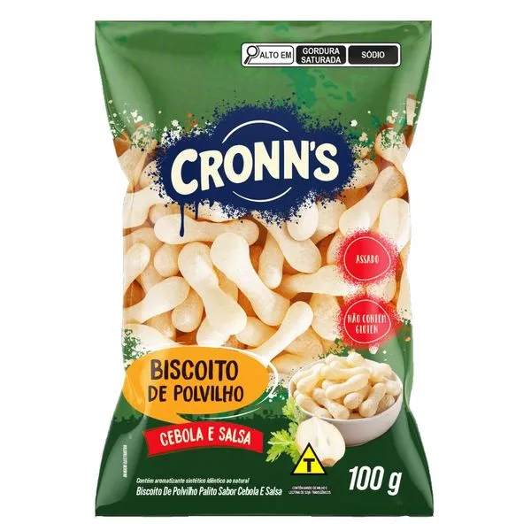 Biscoito de Polvilho Cronns Cebola e Salsa 100g