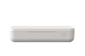 Esterilizador UV e Carregador Sem Fio Qi Branco