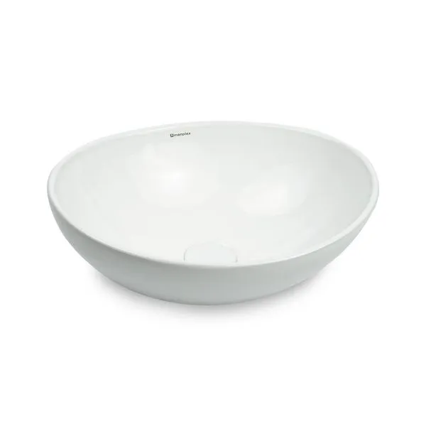 Cuba De Apoio Para Banheiro Oval 41 X 33 Mp7007 - Manplex