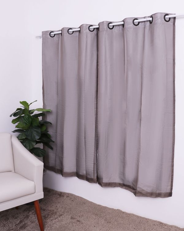 Cortina Pratika Bella Janela 200cm x 160cm Marrom UN