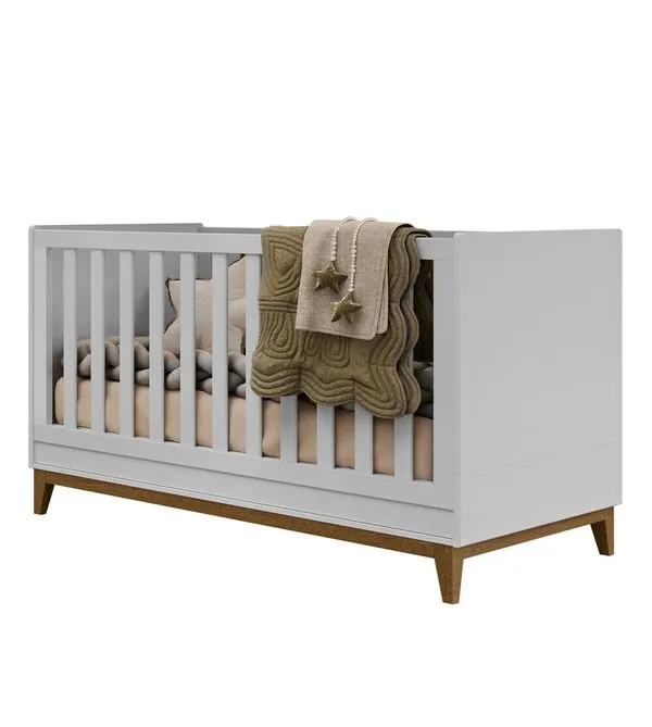 Berço Americano Nordic Puppi Móbile Branco
