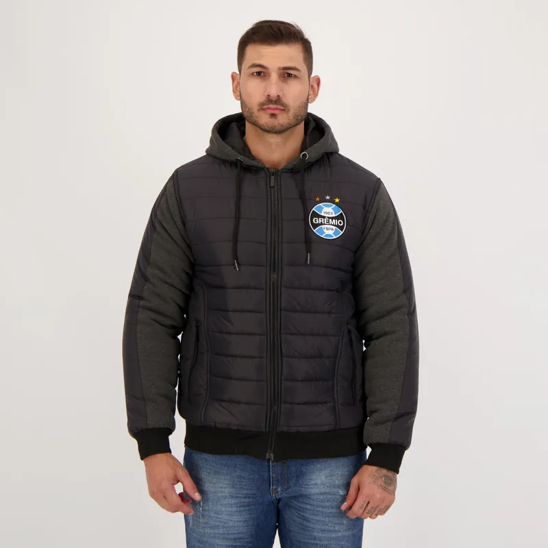 Jaqueta Grêmio FBPA Padding Preta