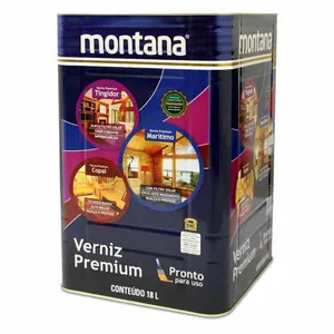 Verniz Premium Sintético Acetinado Marítimo Natural Montana Verniz Premium Sintético Acetinado Marítimo Natural 18L Montana
