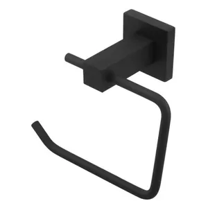 Papeleira de Parede Quadratt Luxo 4008 Design Contemporâneo e Acabamento Fosco Black Imperatriz Metais Papeleira de Parede Quadratt Luxo 4008 Acabamento Fosco e Design Moderno Black Imperatriz Metais