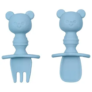 Conjunto De Talheres - Buba - Ursinho - Azul